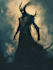 draw a dark horror character or creature design