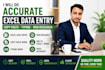 do lead generation, data entry, copy paste, web research, pdf conversion and ocr