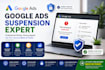 review and help resolve your google ads account suspension