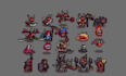 pixel art character animation, sprite sheet animation, 2d character animation