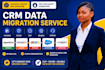 migrate data pipedrive hubspot zoho salesforce copper crm data migration service
