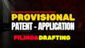 file USA provisional patent application, uspto patent filing