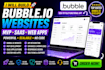 bubble io website bubble mvp saas bubble app developer bubble io web app