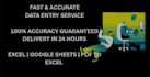 do fast and accurate data entry in excel google sheets and pdf to excel