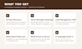 develop a custom ai outreach agent and lead management dashboard