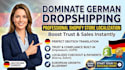 build german shopify dropshipping store and localization
