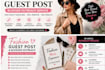 provide guest post and high quality backlinks for fashion websites