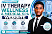 design iv therapy wellness and medical spa website