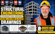 do structural engineering, foundation design, beam, column and slab drawings