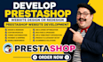 develop prestashop website design or redesign prestashop website development