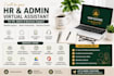 be your professional virtual assistant for HR and admin tasks