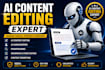 ai content editing expert