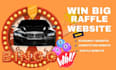 design raffle website giveaway website competition website for raffle business