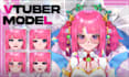 rig and create custom 3d vtuber model, furry vtuber, vrm model, vseeface avatar