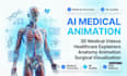 create ai medical animation that explains complex anatomy