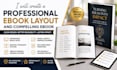 create a professional ebook layout,compelling ebook