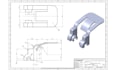 3d sheet metal technical drawing 3d cad model enclosure part fabrication drawing