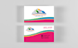 create a professional business card for brand identity