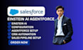 setup salesforce CRM einstein ai agentforce automation workflow pipeline lead