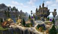 build a custom minecraft server spawn lobby hub castle city map and survival map