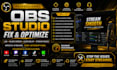 fix obs studio lag, black screen, audio delay, and streaming issues