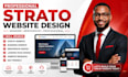 design strato website redesign responsive business strato website