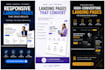 create a responsive landing page