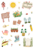 graphic design a custom cute aesthetic printable sticker sheet
