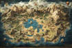fantasy map, map, illustration, isometric map