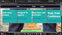 create a clean and responsive landing page website