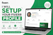 setup your fiverr profile and gig optimization