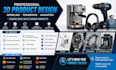 do industrial 3d models for manufacturing and product rendering