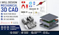 design mechanical 3d cad design injection mold 3d pcb enclosure 3d cad mold