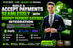 do shopify authorize net, applepay razorpay paypal merchant account API payment