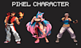 create pixel character pixel art animation nsfw pixel art sprite sheet for games