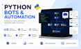 scrape websites and API using python build bots automation