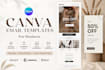 design canva email template for klaviyo mailchimp and brevo