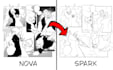 draw professional comic pages