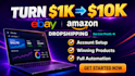 do profitable aliexpress, amazon to ebay dropshipping