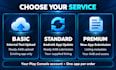 upload your android app to google play console for testing or submission