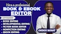 be developmental book editor, line and copy editing, memoir, self help ebook