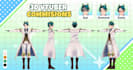 create 3d character for 3d vtuber, vrchat, rigging, 3d model, anime and 3d vroid