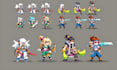 do pixel art sprite sheet pixel art character sprite pixel animation game asset