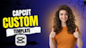 create premium capcut template for you in low budget
