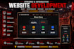 develop a professional full stack web application