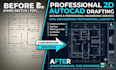 create professional 2d autocad drawings