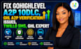 fix gohighlevel a2p 10dlc, ghl a2p verification issues, twillo sms, ghl expert
