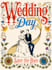 create a vintage wedding illustration poster design
