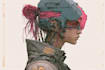 do a cyberpunk anime art
