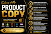 write SEO product description, product copy for amazon, shopify, ecommerce store